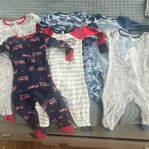 Kids headquarters 6 piece set 18 months pajama footless